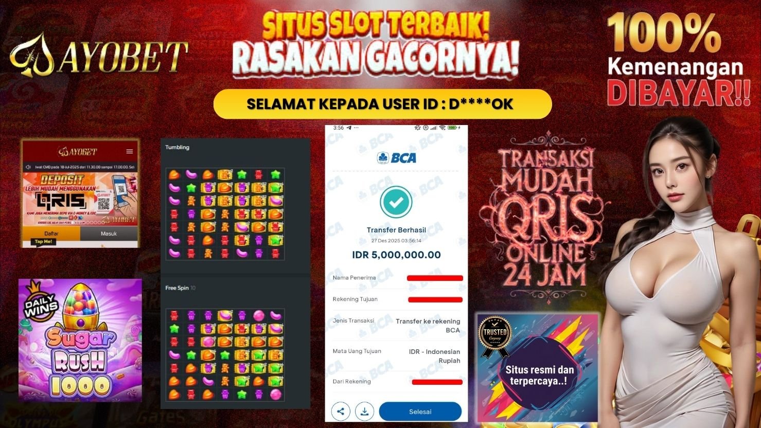 AYOBET JACKPOT SLOT SUGAR RUSH 1000